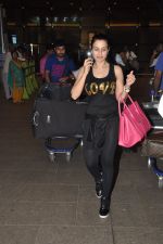 Ameesha Patel snapped at airport as she returns from Bangkok from a ad shoot in mumbai on 20th Aug 2014